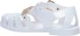 Moschino Metallic Letters Jelly Sandal White Dames - Thumbnail 2