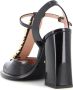 Moschino Goudkleurige Logo Patent Sandalen Black Dames - Thumbnail 4