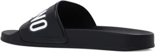 Moschino Slippers met open neus Zwart - Foto 12