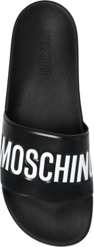 Moschino Slippers met open neus Zwart - Foto 13