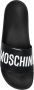 Moschino Slippers met open neus Zwart - Thumbnail 13