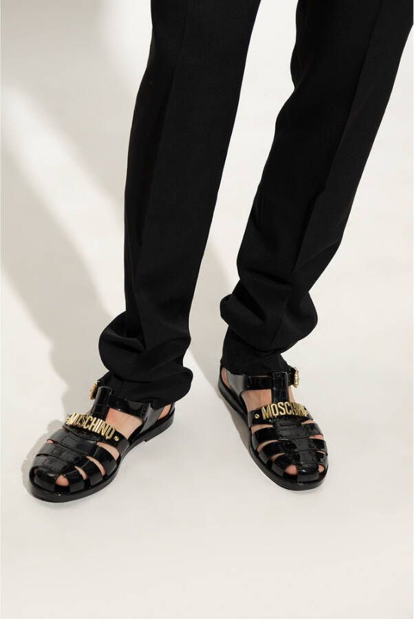 Moschino Sandals Zwart Heren