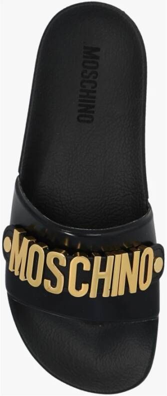 Moschino Schuifregelaars Zwart Dames