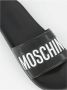 Moschino Slippers met open neus Zwart - Thumbnail 15