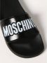 Moschino Slippers Sabotd Pool25 Pvc Logo in zwart - Thumbnail 8