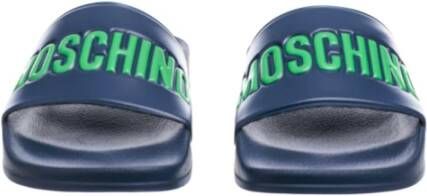 Moschino Sliders Blauw Heren