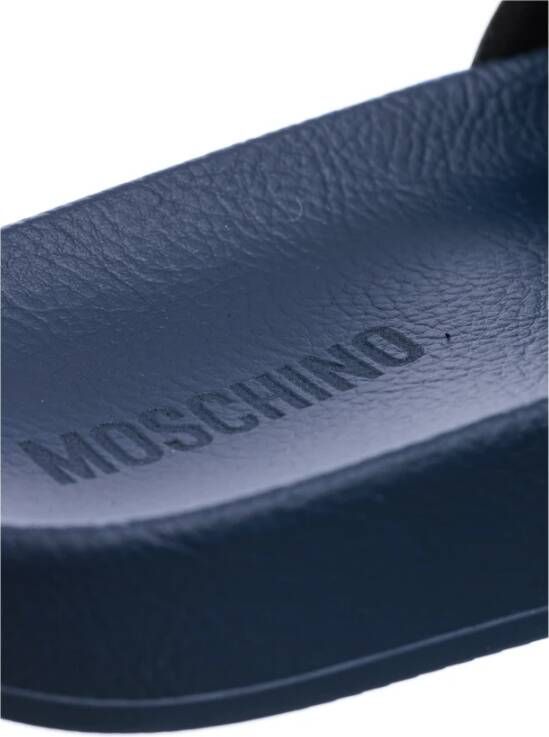 Moschino Sliders Blauw Heren