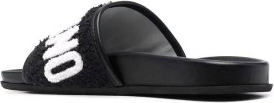 Moschino Slippers Schoenmaat 44 Black Heren Schoenen