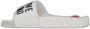 Love Moschino Witte rubberen zool slippers White Dames - Thumbnail 11