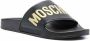 Moschino Sneakers Sabotd Pool25 Pvc Logo Oro in zwart - Thumbnail 3