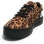 Love Moschino Sneakers met ritssluiting en 3 cm platformhoogte Brown Dames - Thumbnail 3