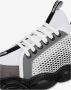 Moschino Teddy Sneaker in wit zwart en grijs White - Thumbnail 13