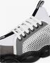 Moschino Teddy Sneakers met Mesh Suede Neopreen en Leer White Dames - Thumbnail 13