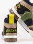 Moschino Hoge Leren Streetball Sneakers Multicolor Heren - Thumbnail 4