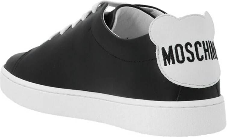 Moschino Sneakers met contrastlogo Black Dames