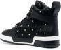 Moschino Hoge sneakers met kristallen Zwart Black Heren - Thumbnail 3