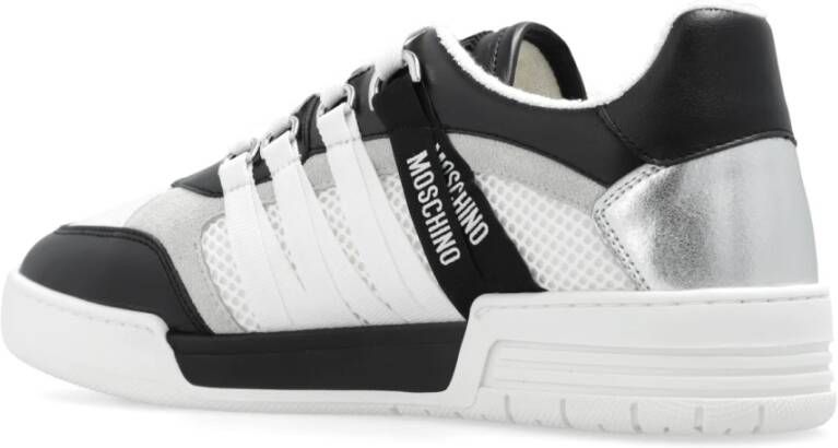 Moschino Sneakers met logo White Dames