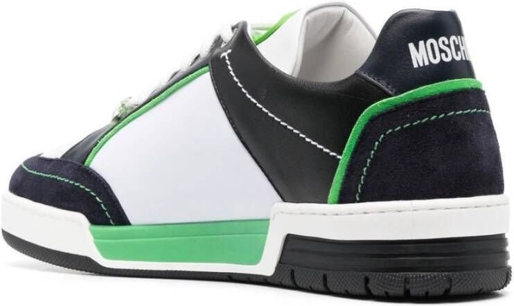 Moschino Multikleurige Casual Sneakers voor Mannen Multicolor Heren