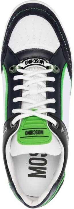 Moschino Multikleurige Casual Sneakers voor Mannen Multicolor Heren