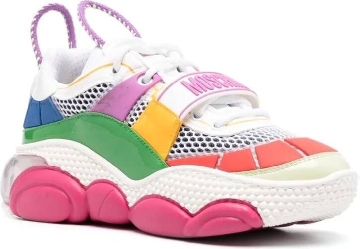 Moschino Multikleurige Casual Sneakers voor Mannen Multicolor Heren