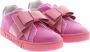 Moschino Bow Velvet Sneakers Roze Pink Dames - Thumbnail 2