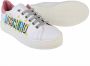Moschino Witte Sneakers White Dames - Thumbnail 3