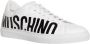 Moschino Witte platte schoenen met unieke print en effen design White Heren - Thumbnail 5