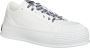 Moschino Stijlvolle Vetersluiting Sneakers White Heren - Thumbnail 3