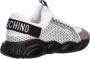 Moschino Witte Sneakers met Geperforeerd Detail White - Thumbnail 6