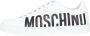 Moschino Witte platte schoenen met unieke print en effen design White Heren - Thumbnail 13