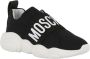Moschino Sneakers Sneakerd.Orso30 Lycra in zwart - Thumbnail 3