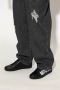 Moschino Zwarte casual sneakers met contrasterend logo Black Heren - Thumbnail 2