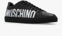 Moschino Zwarte casual sneakers met contrasterend logo Black Heren - Thumbnail 4