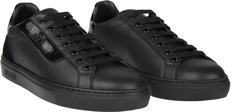 Moschino Stijlvolle Sneakers voor Mannen White Heren