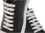 Moschino Symbool Sneakers Zwart Wit Contrast Black Dames - Thumbnail 6