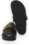 Moschino Trendy Birky30 Flats voor modieuze vrouwen Black Dames - Thumbnail 3