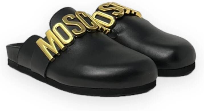 Moschino Trendy Birky30 Flats voor modieuze vrouwen Black Dames