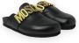 Moschino Trendy Birky30 Flats voor modieuze vrouwen Black Dames - Thumbnail 4