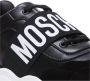 Moschino Zwarte Logo Sneakers voor Heren Black Heren - Thumbnail 3