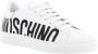 Moschino Witte casual sneakers met contrasterende logo belettering White Heren - Thumbnail 5