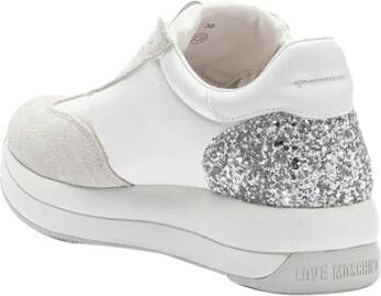 Moschino Witte Sneakers Stijlvolle Casual Look Multicolor Dames