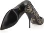 Moschino Zwart en Goud Logo Lurex Pump Multicolor Dames - Thumbnail 4