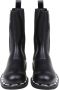 Moschino Enkellaarzen van veganistisch leer met micrologo Black Dames - Thumbnail 2