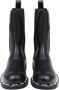 Moschino Zwarte enkellaarsjes van veganistisch leer Aw23 Black Dames - Thumbnail 2