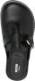 Moschino Zwarte Gesp Sandalen Platte Rubberen Zool - Thumbnail 2