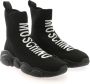 Moschino Zwarte hoge sok sneakers Black Dames - Thumbnail 2