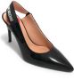 Moschino Zwarte lakleren pumps met puntige neus en open hiel Black Dames - Thumbnail 4