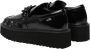 Moschino Zwarte Leren Elegante Dames Sandalen Black Dames - Thumbnail 3