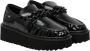 Moschino Zwarte Leren Elegante Dames Sandalen Black Dames - Thumbnail 4