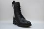 Moschino Zwarte leren ritslaarzen Love Black Dames - Thumbnail 2